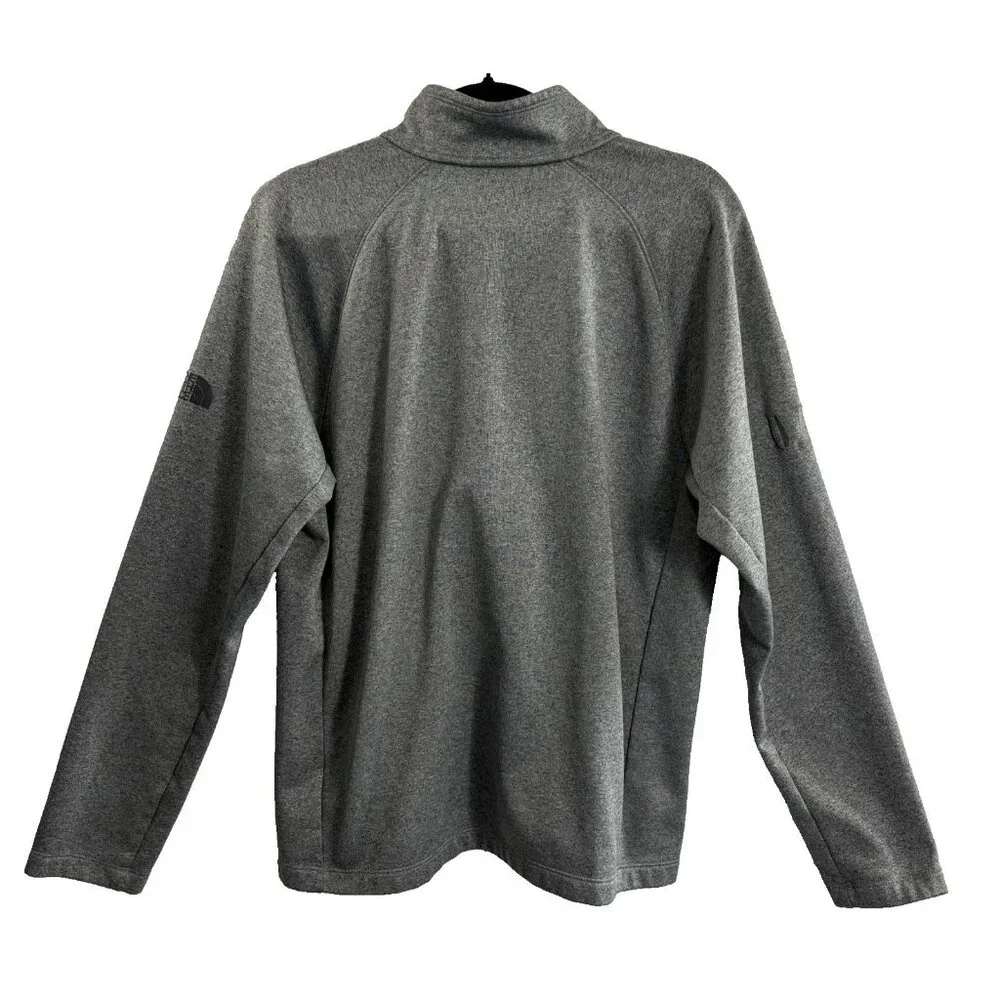 THE NORTH FACE Men Full‎ Zip Lightweight Jacket Sz L Gray Outdoors Hiking 67-4